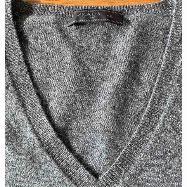 日本限定 PRADA men's 48 カシミヤVネックニット ilam.org