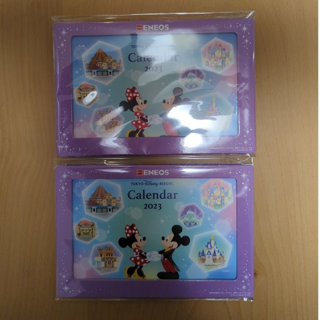 Disney(ディズニー)のディズニー　卓上カレンダー　2023 ENEOS インテリア/住まい/日用品の文房具(カレンダー/スケジュール)の商品写真