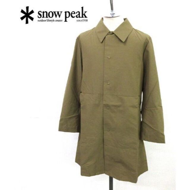 Snow Peak(スノーピーク)の【新品・タグ付き】snow peak オーバーコート M takibi 焚火 メンズのジャケット/アウター(その他)の商品写真