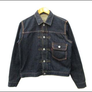 エビス(EVISU)のエヴィス EVISU デニムジャケット 1stタイプ セルビッチ 40(Gジャン/デニムジャケット)