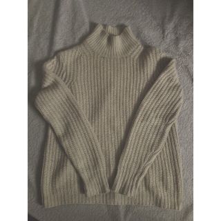 Begin掲載 セオリー 21AW ウールカシミヤ ハイネック ワイドリブニット