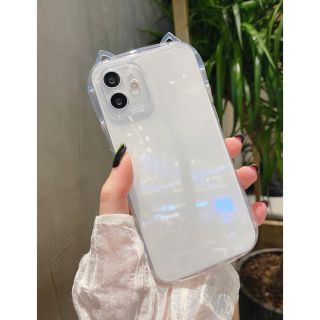 最終値下げ♡クリア♡猫耳♡iphoneケース(iPhoneケース)