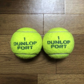 ダンロップ(DUNLOP)のダンロップテニスボール　2個    送料無料　1番(ボール)