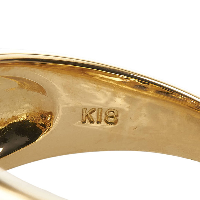 美品 K18YG イエローゴールド リング 指輪 ダイヤ 0.30ct 【1-0083538】 3