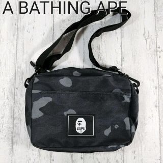 アベイシングエイプ(A BATHING APE)の新品☆A BATHING APE ショルダーバッグ ブラック(ショルダーバッグ)