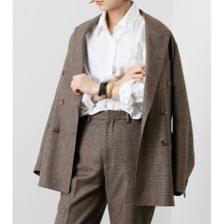 アパルトモンドゥーズィエムクラス(L'Appartement DEUXIEME CLASSE)のCouture d'adam オーバーサイズ ダブルジャケット 6万9300円 (テーラードジャケット)