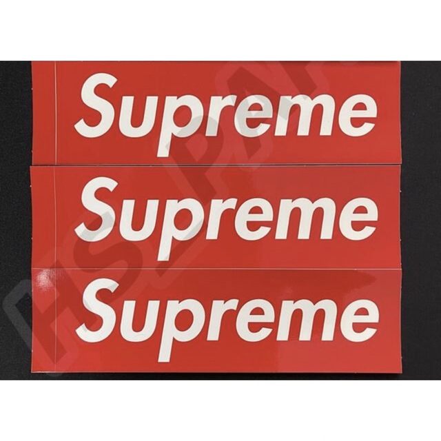 SALE／102%OFF】 Supreme Box Logo ステッカー3枚