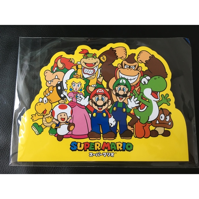 【非売品】マリオ　ダイカットノート エンタメ/ホビーのアニメグッズ(その他)の商品写真