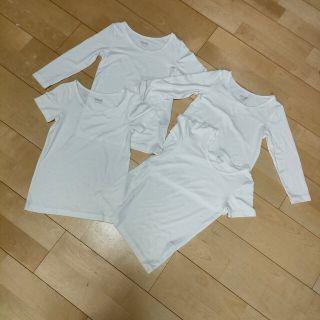 ユニクロ(UNIQLO)のユニクロ ヒートテック 半袖 長袖 110(Tシャツ/カットソー)