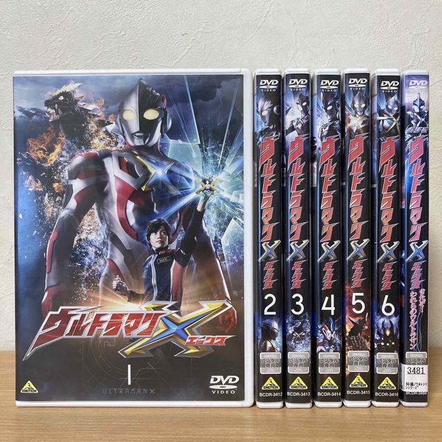 全巻セットDVD▼ウルトラマン X エックス(6枚セット)第1話～第22話 最終▽レンタル落ち