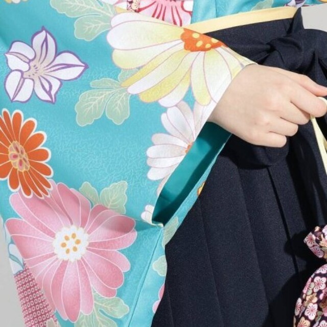 【新品】ピンクラテ　袴　160センチ キッズ/ベビー/マタニティのキッズ服女の子用(90cm~)(和服/着物)の商品写真