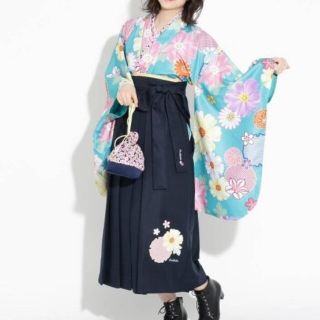 【新品】ピンクラテ　袴　160センチ(和服/着物)