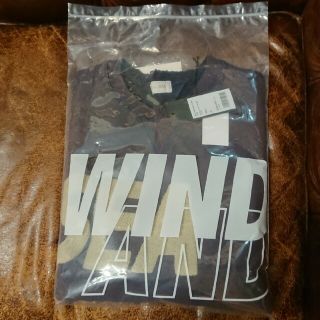 WIND AND SEA ダメージ クルーネック ネイビー XL