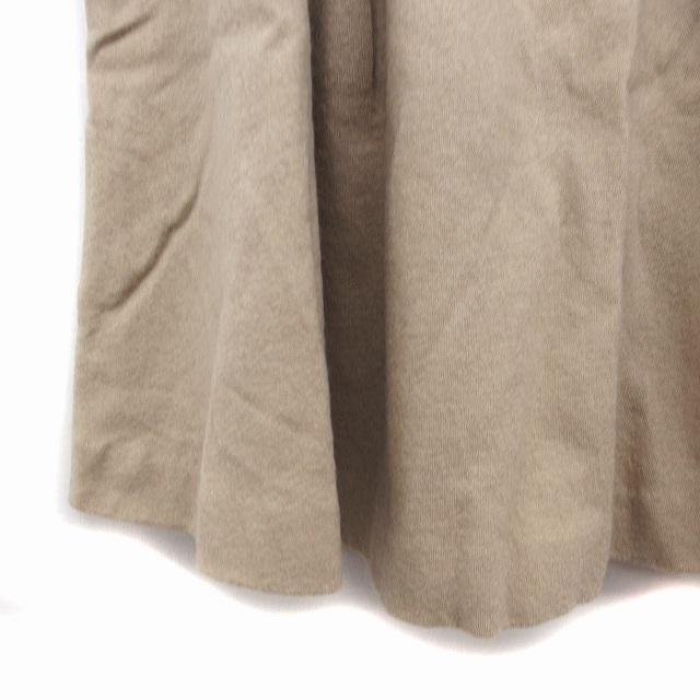 IENA(イエナ)のイエナ IENA タック フレアスカート ミニ 無地 シンプル ウール 36 レディースのスカート(ミニスカート)の商品写真