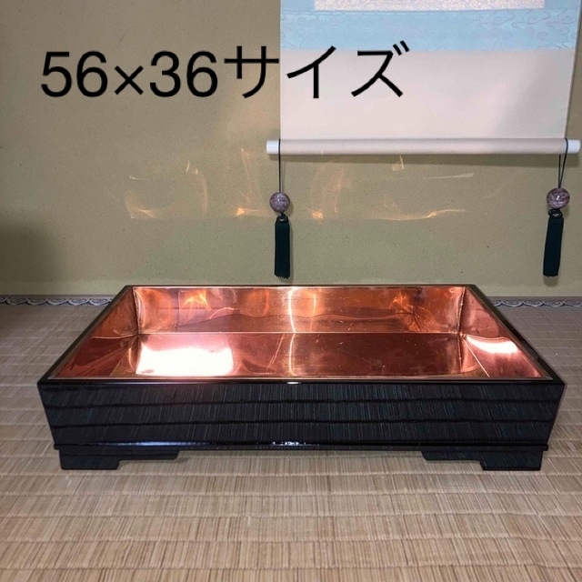 激レア品❣️】 花器 水盤 銅板入り いけばな展 8880円 インテリア小物