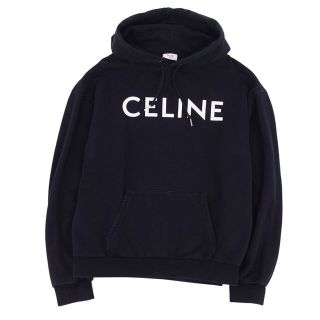 CELINE セリーヌ ロゴ プルオーバーパーカー M-