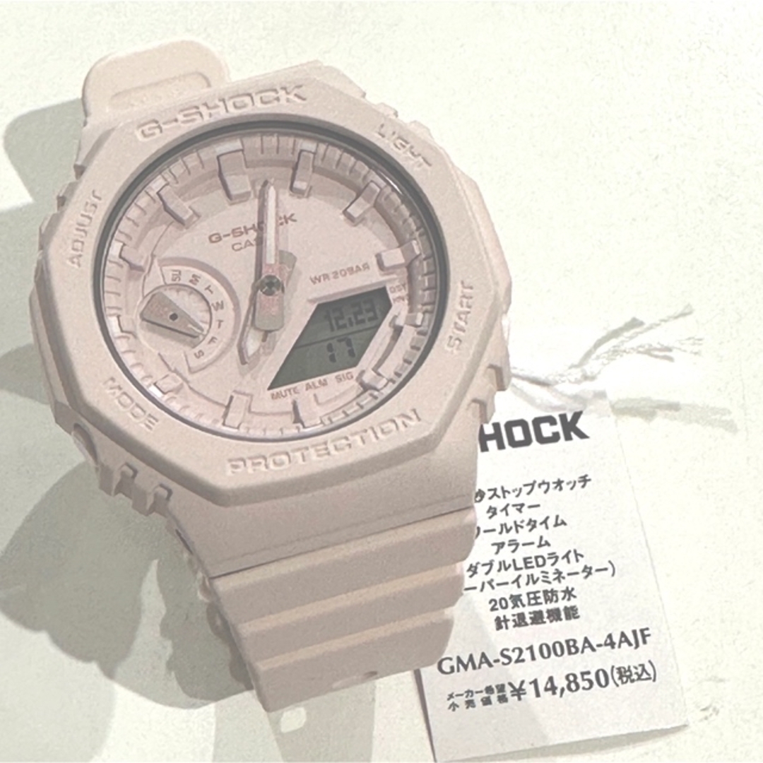 G-SHOCK(ジーショック)の国内正規新品　GSHOCK WOMEN GMA-S2100BA-4AJF ピンク レディースのファッション小物(腕時計)の商品写真