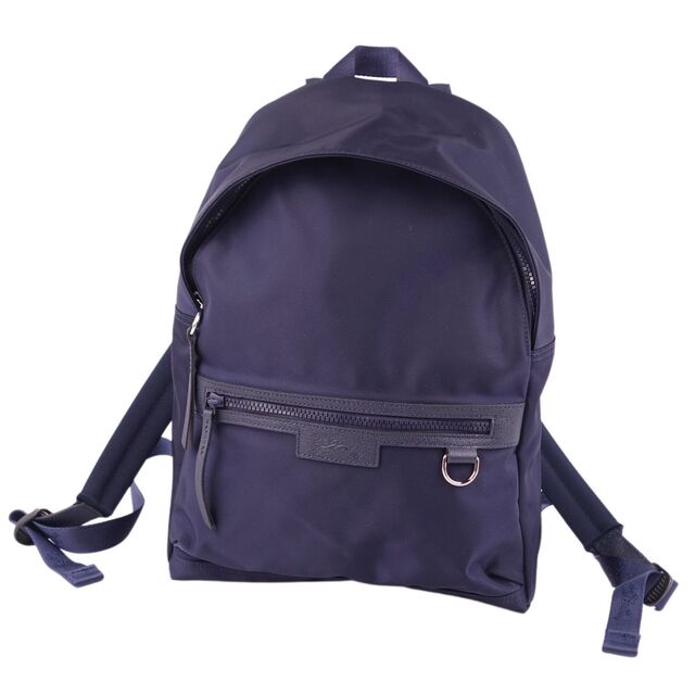美品 ロンシャン LONGCHAMP バッグ リュックサック バックパック ナイロン カバン メンズ レディース ネイビー | フリマアプリ ラクマ