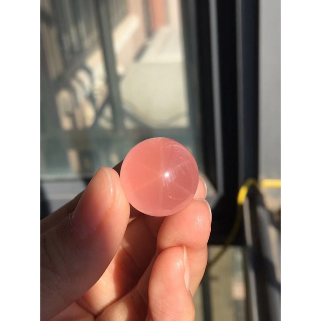 ⭐︎【天然】スター ローズクォーツ 丸玉 17.8mm | www.jarussi.com.br