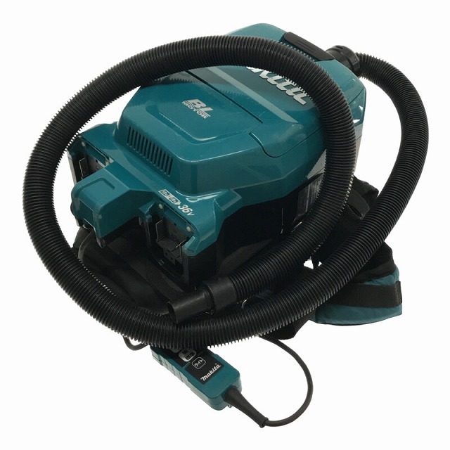 ☆中古品☆makita マキタ 36V(18V+18V) 充電式背負いクリーナー VC260D 本体 +  その他付属品(ノズル・取扱説明書・ダストパック替) 62834