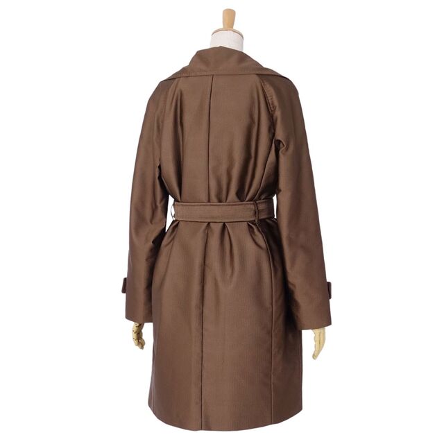 Max Mara(マックスマーラ)の美品 マックスマーラ Max Mara CITY コート 3way シルク ラップコート ライナー付き レディース アウター JI40 USA6 FB38(M相当) ブラウン レディースのジャケット/アウター(その他)の商品写真