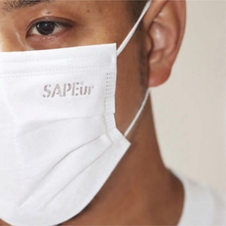 新品 SAPEur サプール マスク ホワイト グレー 2枚セット(その他)