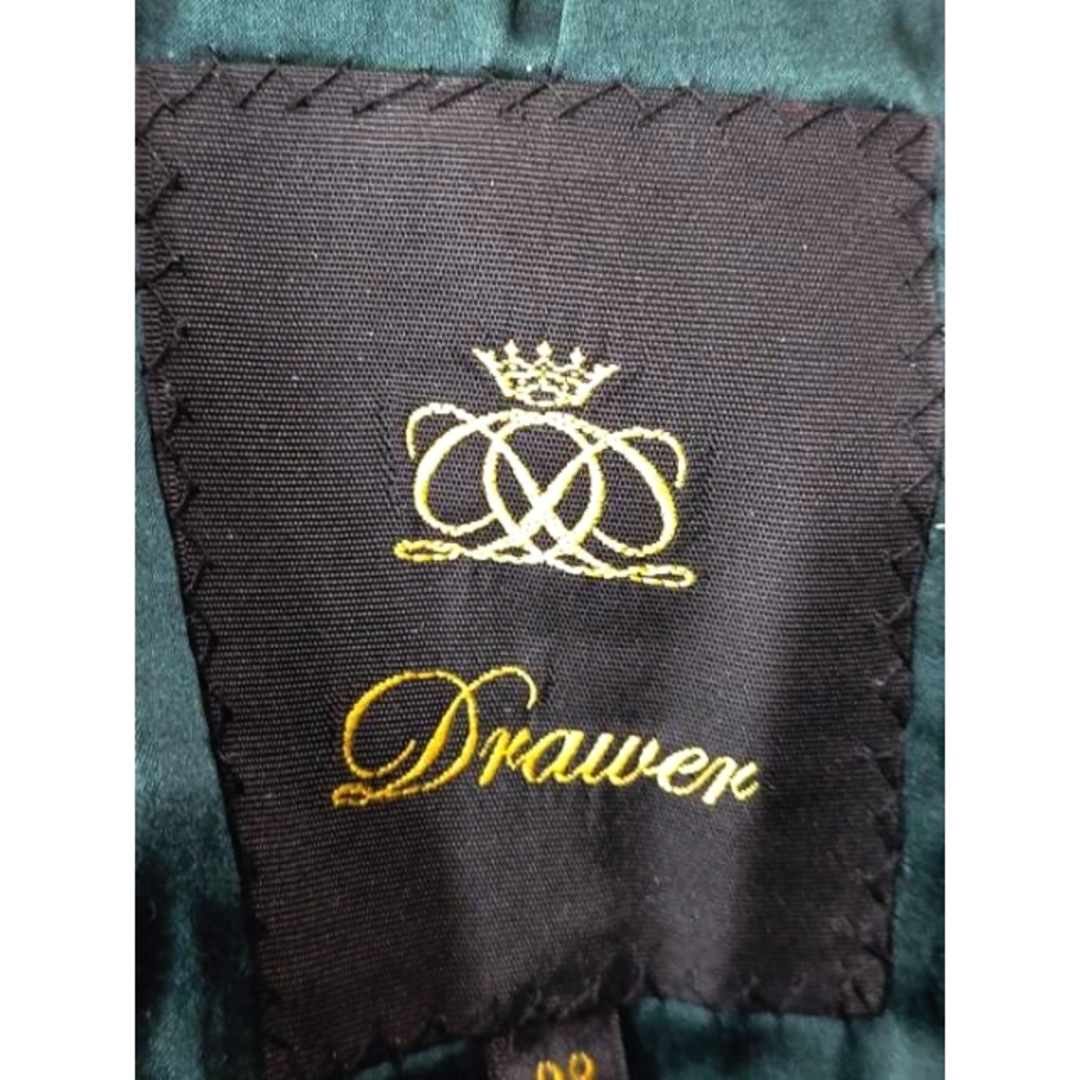 新品即決 ドゥロワー Drawer スタジャン ラムレザー ワッペン