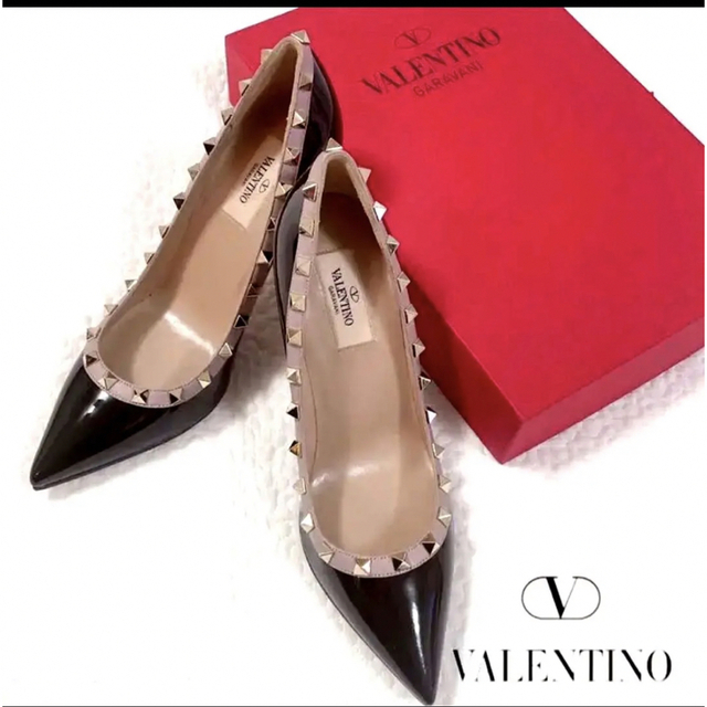 トップ VALENTINO - ヴァレンティノ ロックスタッズ パンプス