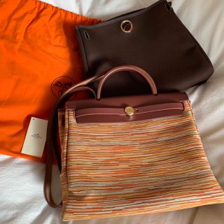 HERMES  HerBag〔エールバッグ〕ヴィヴラート\u0026ブラウン