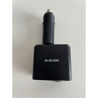 エレコム(ELECOM)のELECOM シガーソケット　チャージャー　車　充電器(車内アクセサリ)