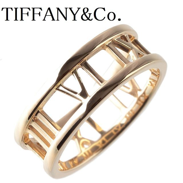 Tiffany & Co. - ティファニー オープンアトラス リング 14号 750YG 【10019】