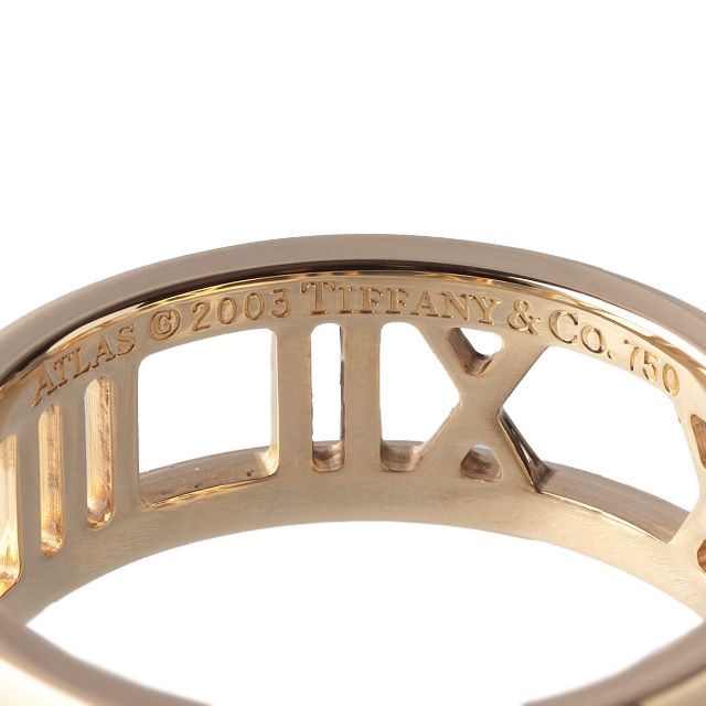 Tiffany & Co.(ティファニー)のティファニー オープンアトラス リング 14号 750YG 【10019】 レディースのアクセサリー(リング(指輪))の商品写真