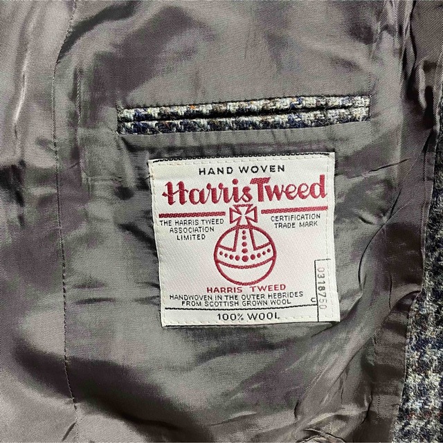 Harris Tweed(ハリスツイード)のハリスツイード テーラードジャケット 千鳥柄 チェック Harris Tweed メンズのジャケット/アウター(テーラードジャケット)の商品写真