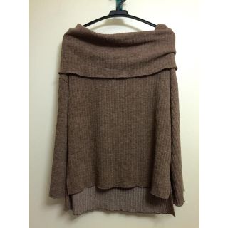 ダブルクローゼット(w closet)の【新品！】w closet オフショルニット(ニット/セーター)