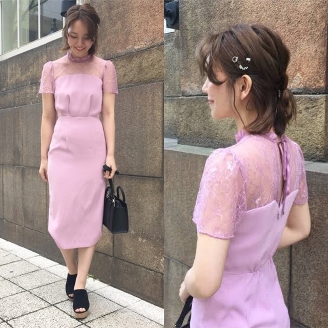 SNIDEL - 新品 レース ワンピース SNIDEL ドレス オケージョン 結婚式