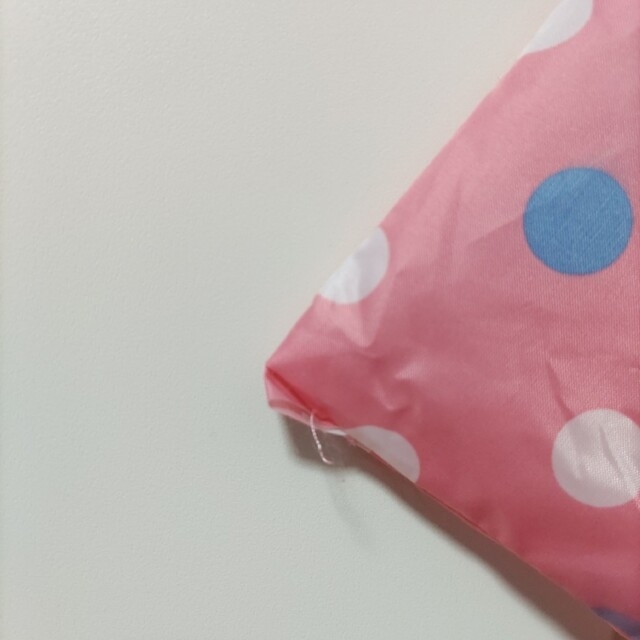 しまむら(シマムラ)の130 レインコート カッパ ピンク ドット柄 キッズ しまむら キッズ/ベビー/マタニティのこども用ファッション小物(レインコート)の商品写真