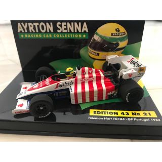 ピーエムエー(PMA)の1/43 ミニチャンプス トールマンTG 184 セナ ポルトガルGP F1(ミニカー)