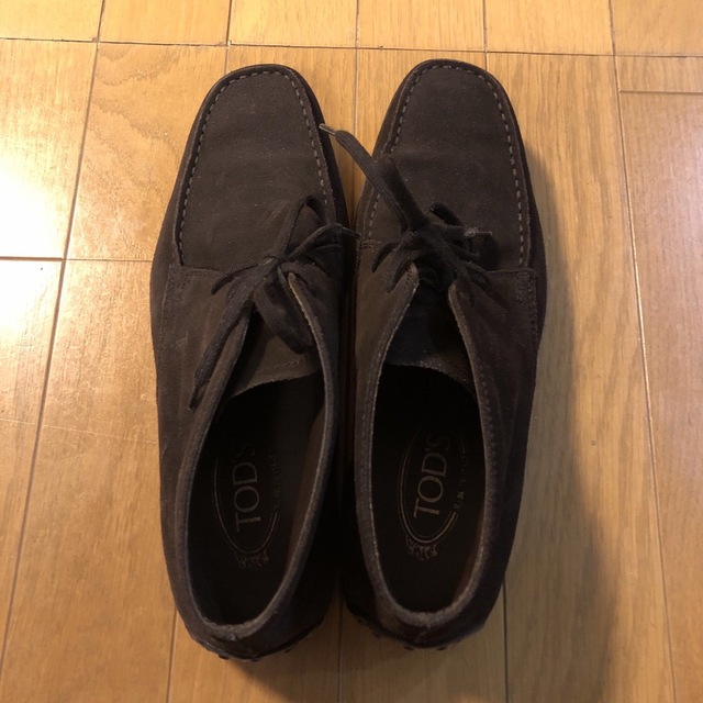 【新品】Tod’s トッズ　黒＆ブラウンコンビレザーシューズ