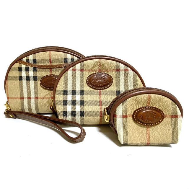 BURBERRY(バーバリー)のBURBERRYS バーバリーズ ノヴァチェック ポーチ 合成皮革  レディースのファッション小物(ポーチ)の商品写真