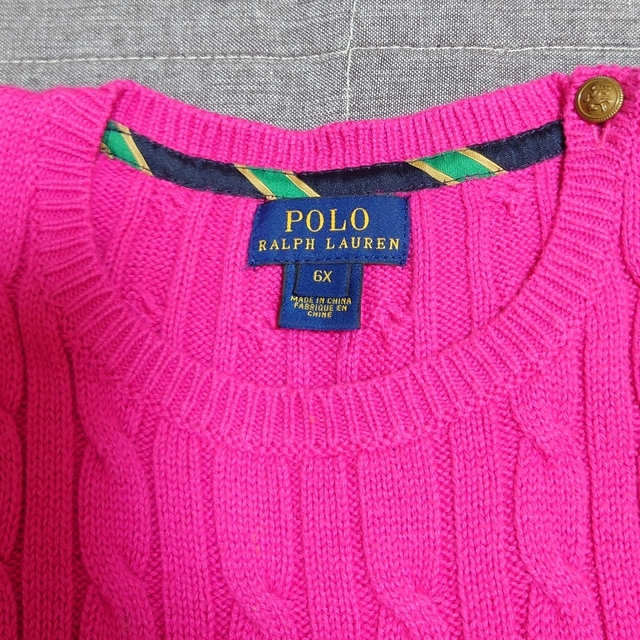 POLO RALPH LAUREN(ポロラルフローレン)のラルフローレン　ワンピース　120　130 キッズ/ベビー/マタニティのキッズ服女の子用(90cm~)(ワンピース)の商品写真