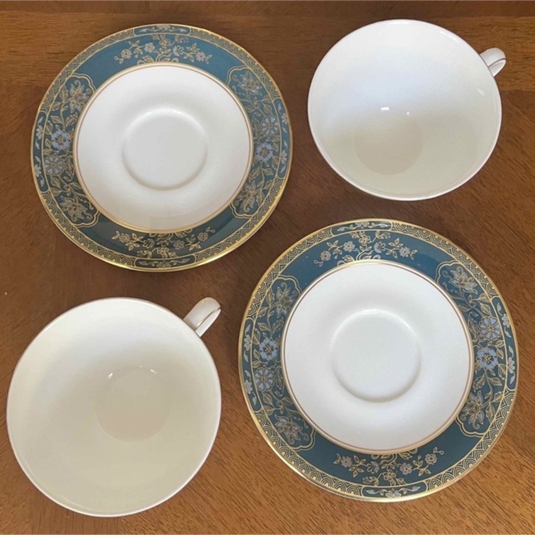 Royal Doulton - ロイヤルドルトン☆カーライル☆C/S ペア(金彩 Royal Doulton - ロイヤルドルトン☆カーライル☆C/S ペア(金彩