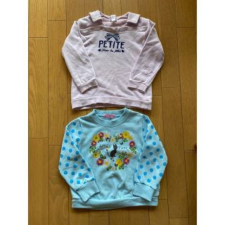 マザウェイズ(motherways)のマザウェイズ　ノーブランド　トレーナー　2枚セット　まとめ売り　97 100(Tシャツ/カットソー)