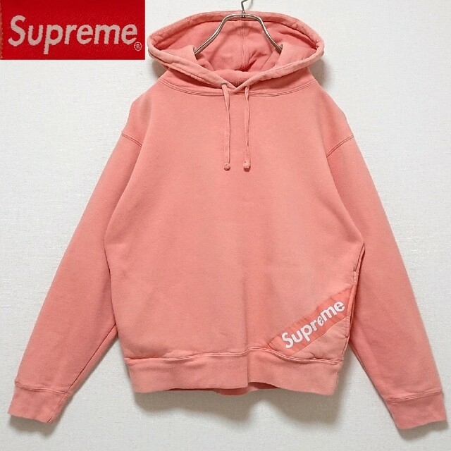 SUPREME コーナーラベルロゴパーカー