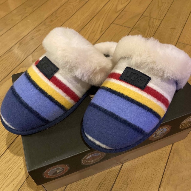 UGG ✖️ PENDLETON ムートンスリッパ　室内履き　新品未使用 | フリマアプリ ラクマ