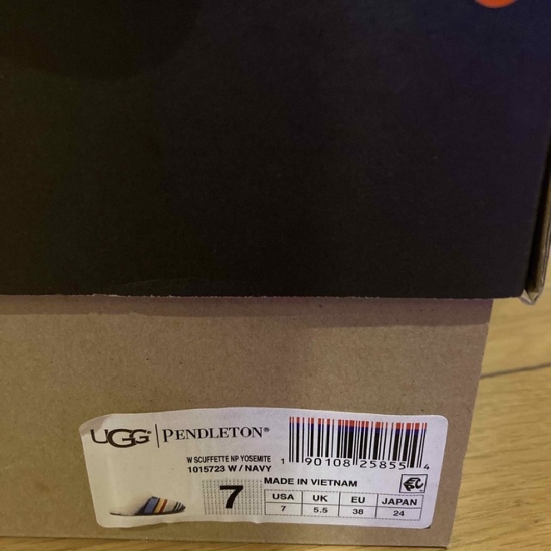 UGG ✖️ PENDLETON ムートンスリッパ 室内履き 新品未使用 - スリッパ