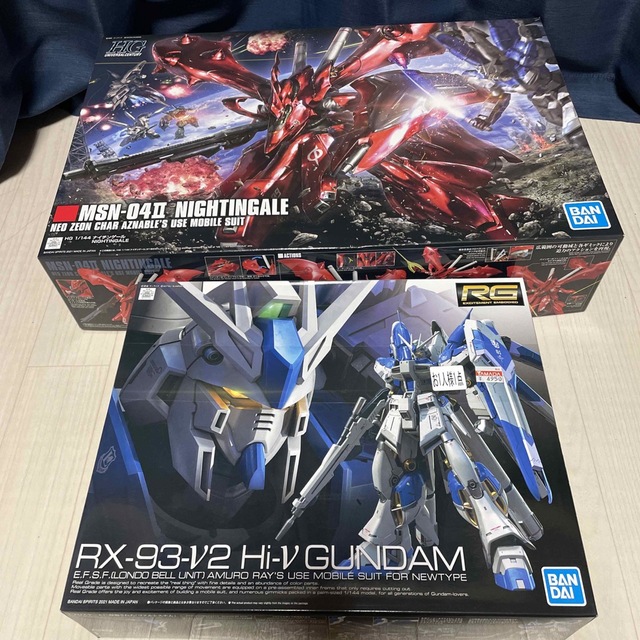 新品 HG ナイチンゲール RG Hi ν ガンダムセット