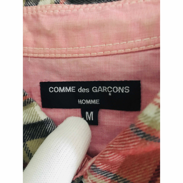 COMME des GARCONS(コムデギャルソン)の【良品★希少★メンズM】コムデギャルソンオム 肉厚 長袖 シャツ 予備ボタン付き メンズのトップス(シャツ)の商品写真