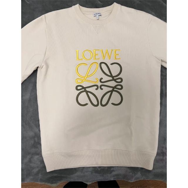 LOEWE ホワイト ロゴトレーナー - mayrapinheiro.com.br