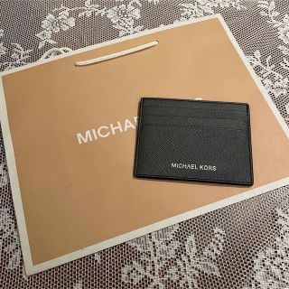 マイケルコース(Michael Kors)の匿名配送！◆MICHAEL KORS◆マイケルコース パスケース 定期入れ 黒(パスケース/IDカードホルダー)