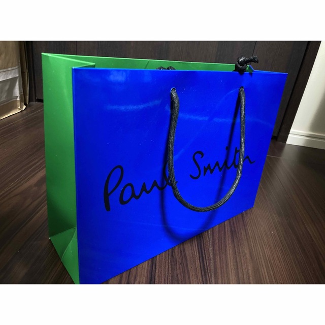 Paul Smith(ポールスミス)のポールスミス　正規店　ショップ袋　未使用　青×緑 レディースのバッグ(ショップ袋)の商品写真